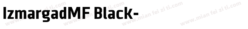 IzmargadMF Black字体转换